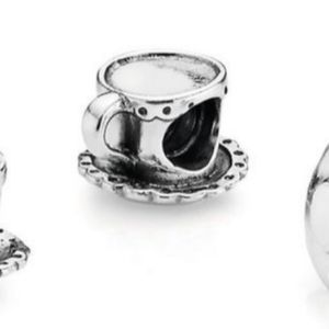 Pandora Tea Cup Charm 790361 ALE 925 Sterling Silver